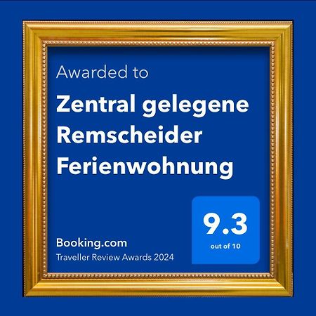 Zentral Gelegene Remscheider Ferienwohnung Екстер'єр фото